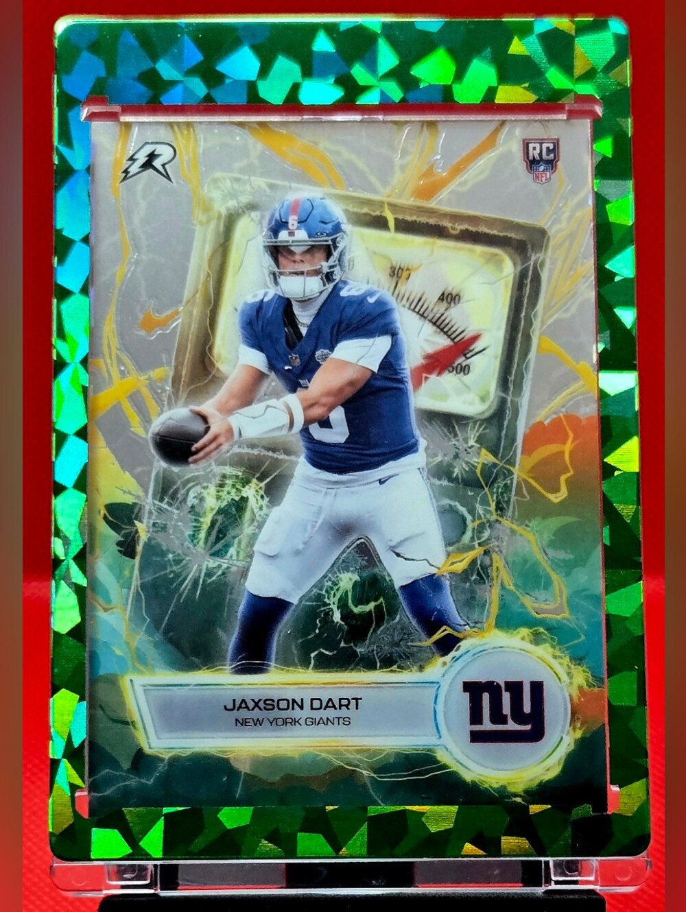 2025 Topps Resurgence : VOLTAIC - Jaxson Dart New York Giants (RC)